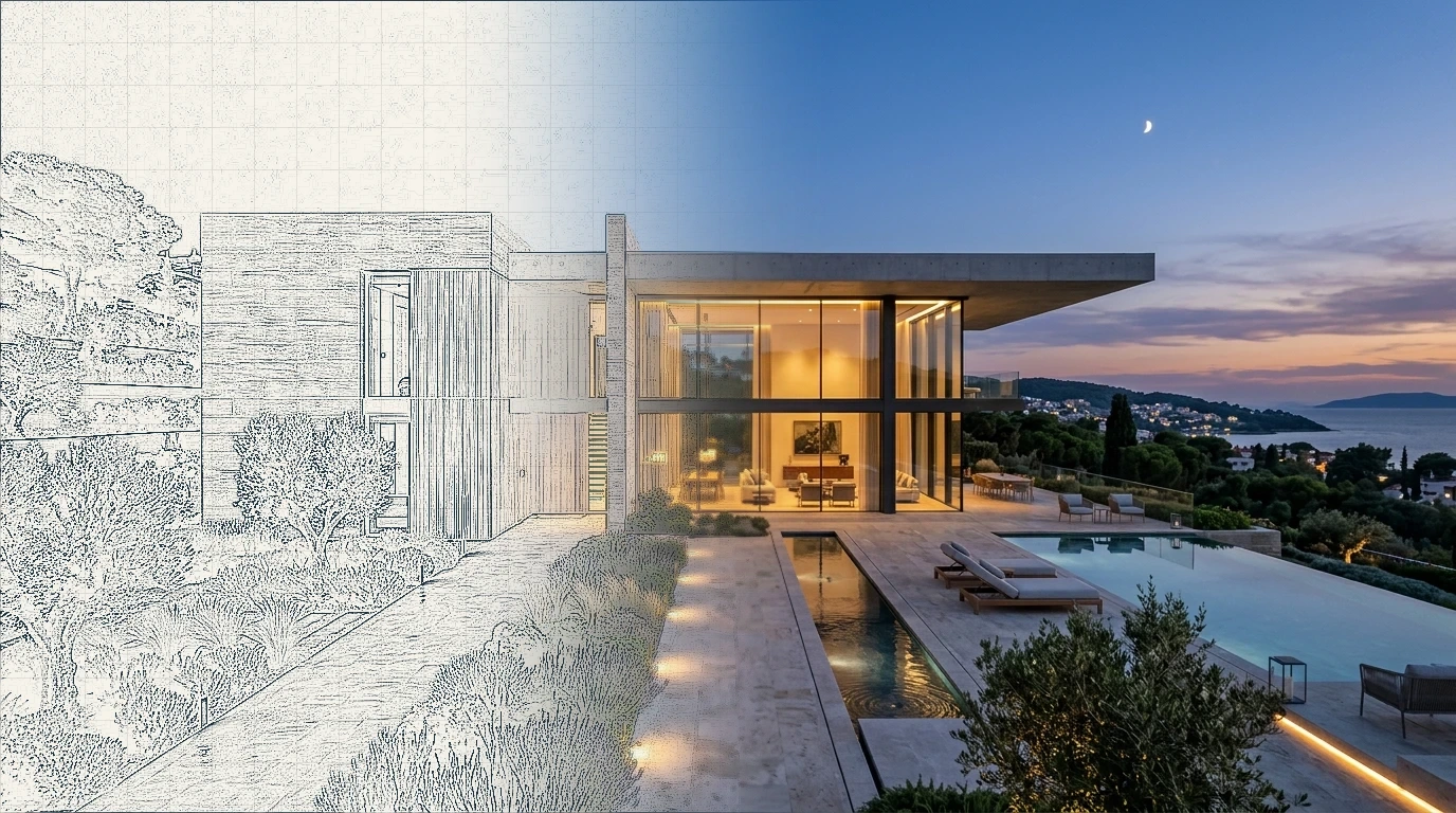 Warm Architecture Editorial Villa - Global Mahanshi Builders